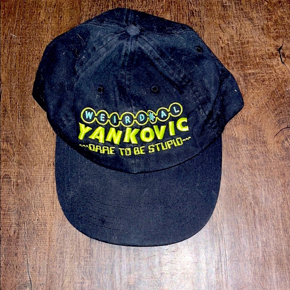 Rare vintage Weird Al Yankovic “Dare to be Stupid” hat.
